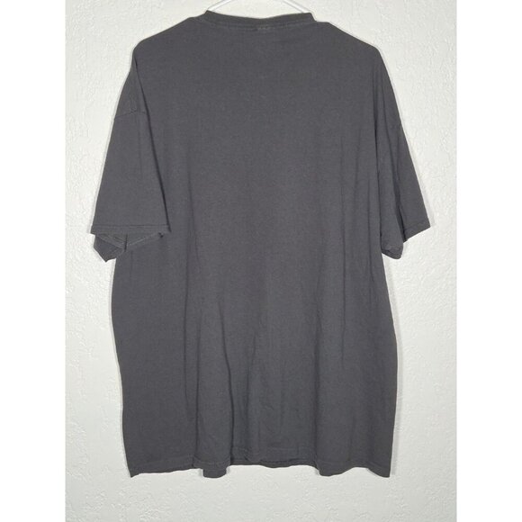 Wolf Graphic T Shirt FOTL HD Cotton 2XL Gray Outdoors Wilderness Y2K Nature - Picture 4 of 5